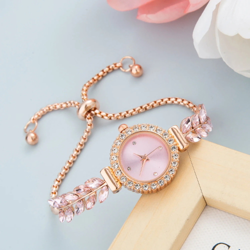 Reloj De Lujo Con Cristal ✨